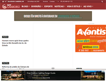 Tablet Screenshot of clickcamboriu.com.br